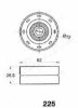 ASHIKA 45-02-225 Tensioner, timing belt